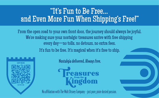 It’s fun to be free. It’s magical when it’s free to ship.