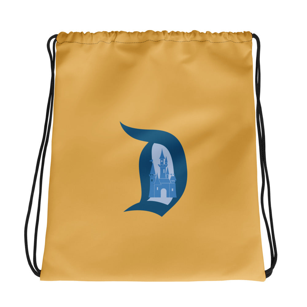 ADVENTURE THRU INNER SPACE nucleus Drawstring bag