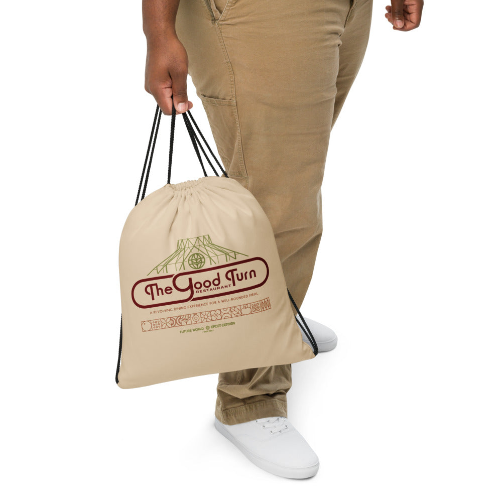 THE LAND good turn Drawstring Bag
