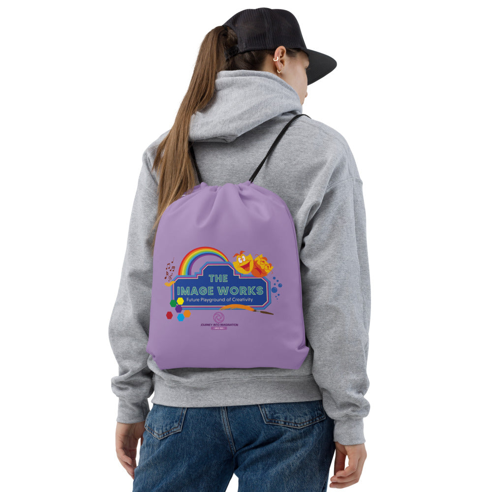 JOURNEY INTO IMAGINATION image works Drawstring Bag