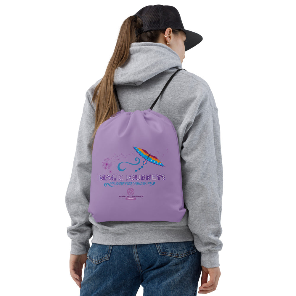 JOURNEY INTO IMAGINATION magic journeys Drawstring Bag