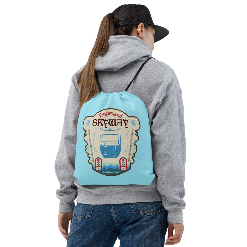SKYWAY 1965 fantasyland Drawstring Bag