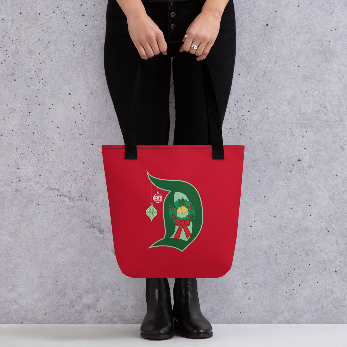 DL HOLIDAY TIME reindeer Tote Bag