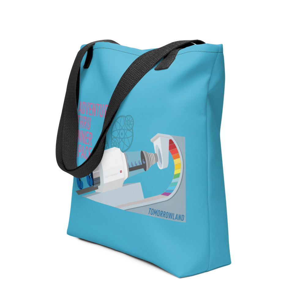 ADVENTURE THRU INNER SPACE microscope Tote Bag