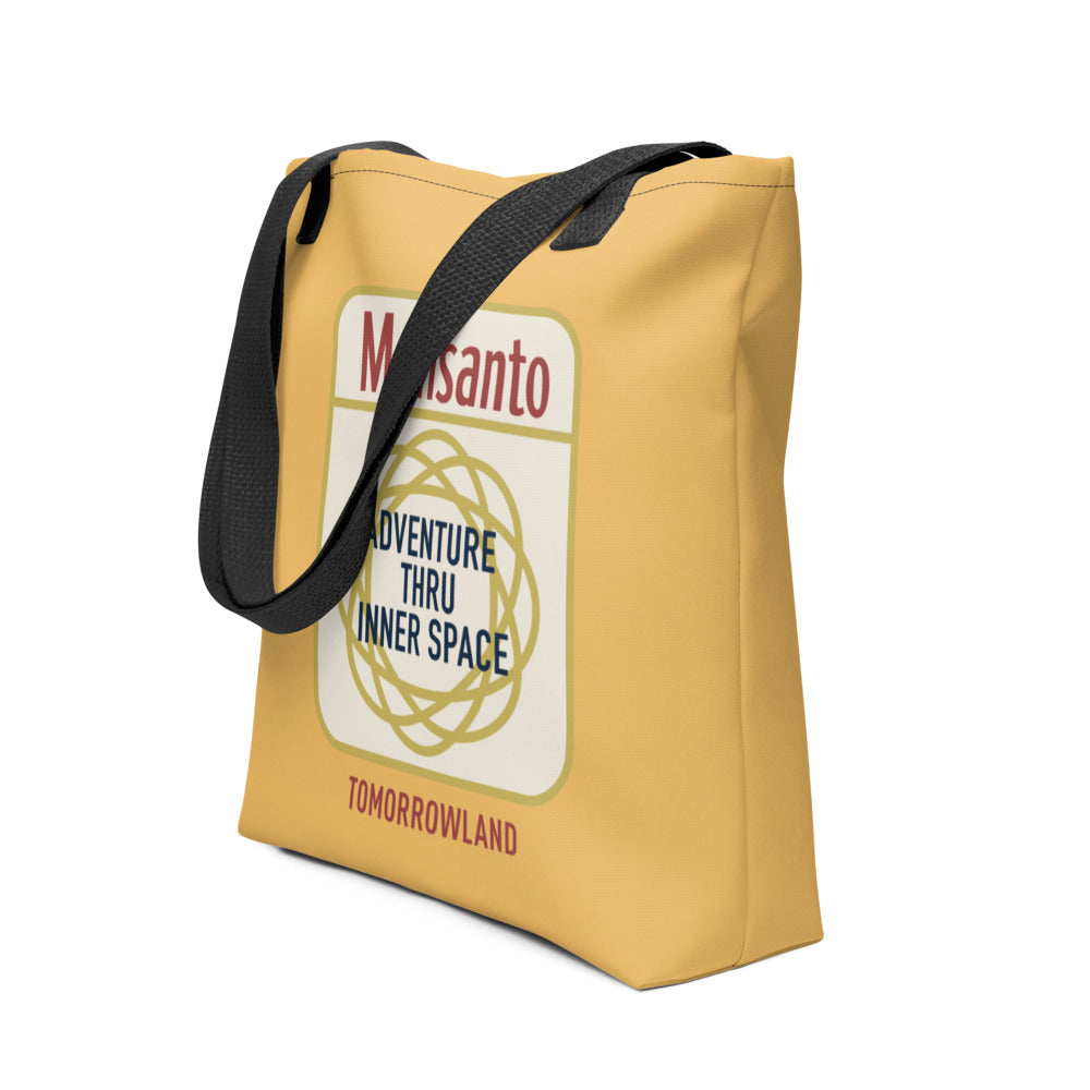 ADVENTURE THRU INNER SPACE monsanto Tote Bag