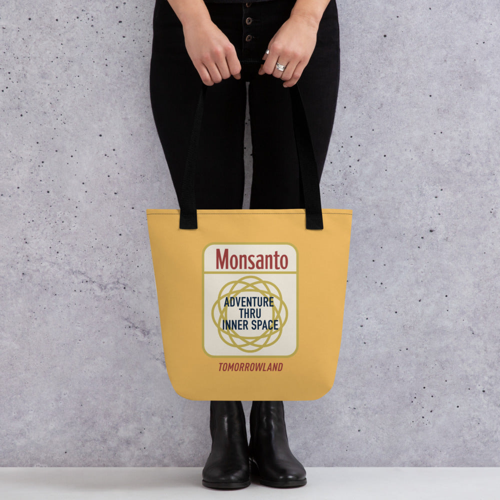 ADVENTURE THRU INNER SPACE monsanto Tote Bag