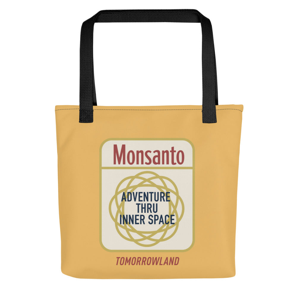 ADVENTURE THRU INNER SPACE monsanto Tote Bag