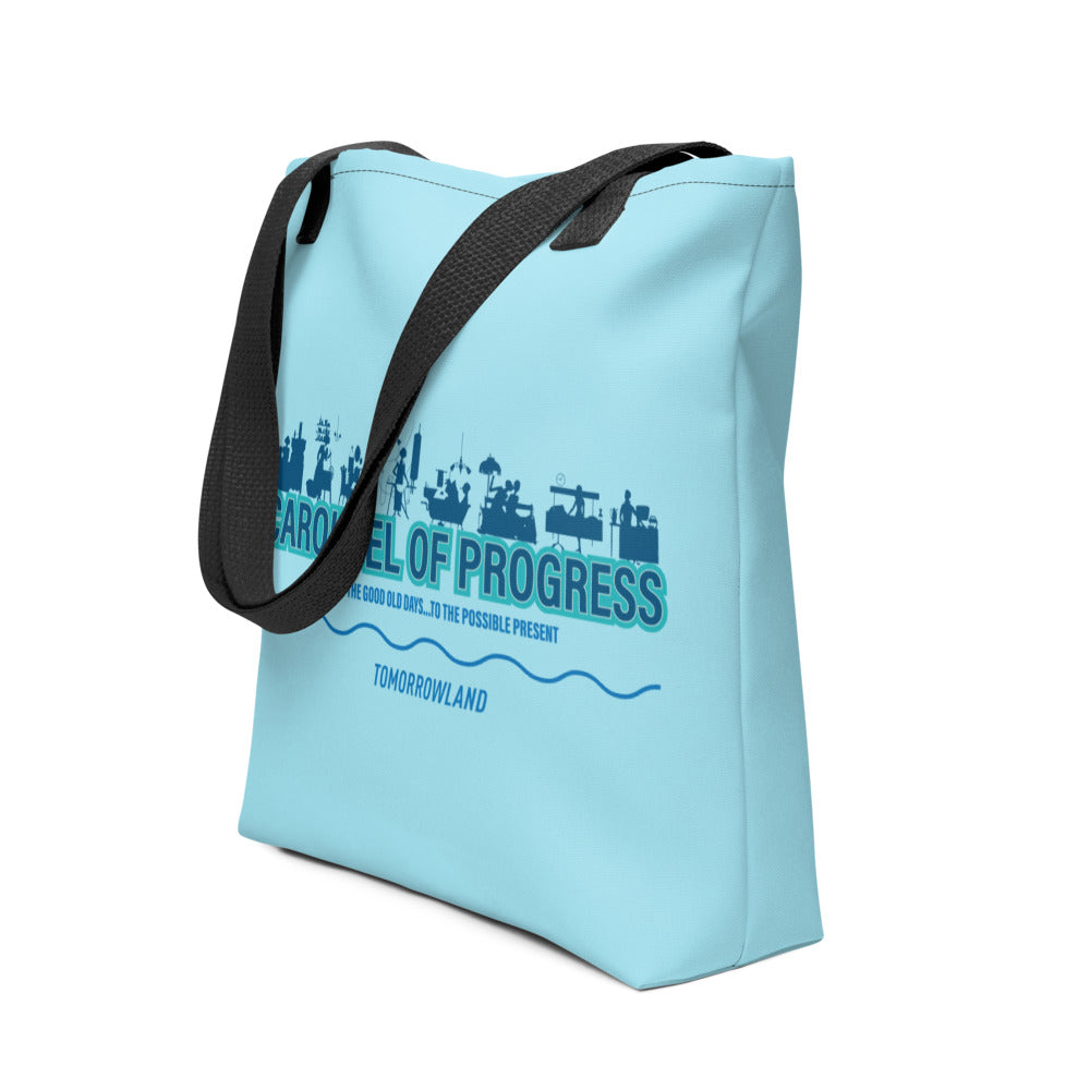 CAROUSEL OF PROGRESS silhouettes Tote Bag