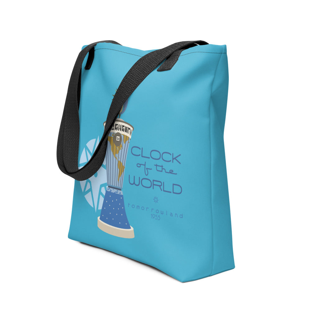 CLOCK OF THE WORLD tower Tote Bag