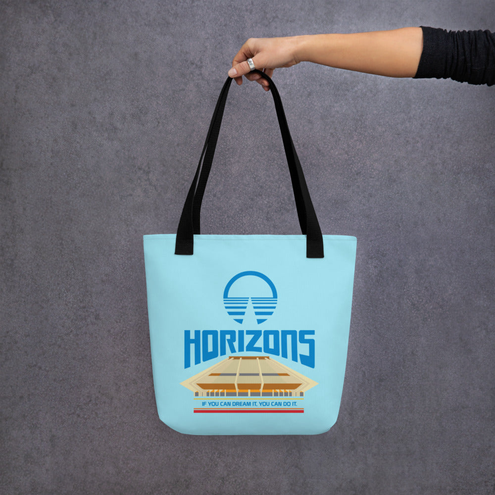 HORIZONS title Tote Bag