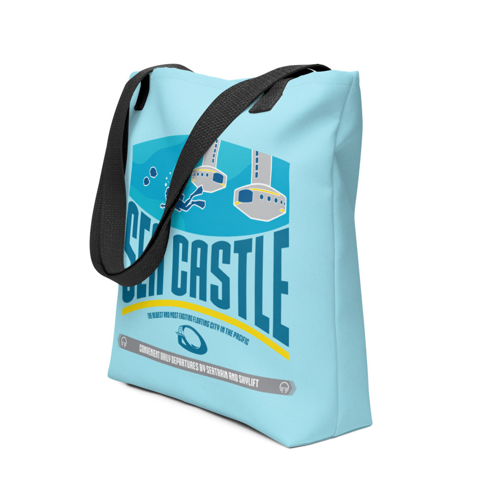 HORIZONS sea castle Tote Bag