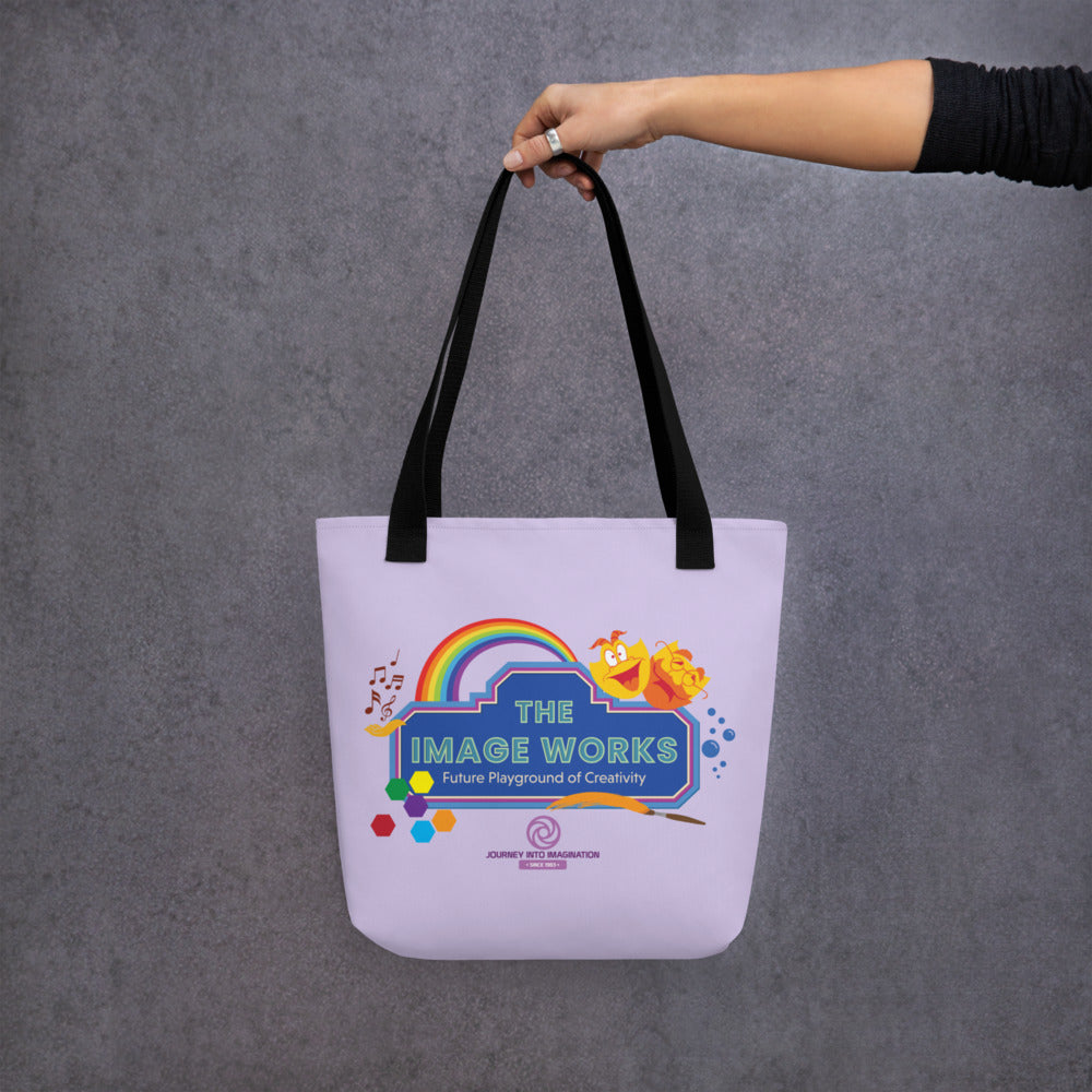 JOURNEY INTO IMAGINATION image works Tote Bag