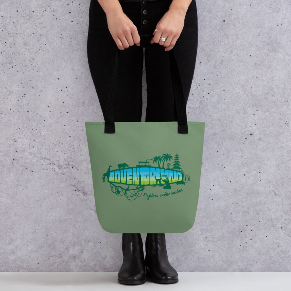 MK ADVENTURELAND jungle green Tote Bag