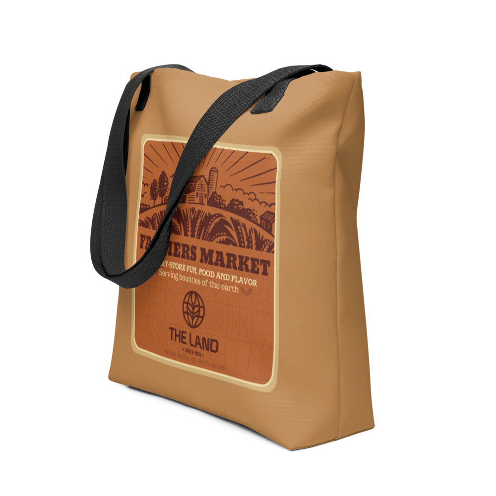 THE LAND farmers market Tote Bag