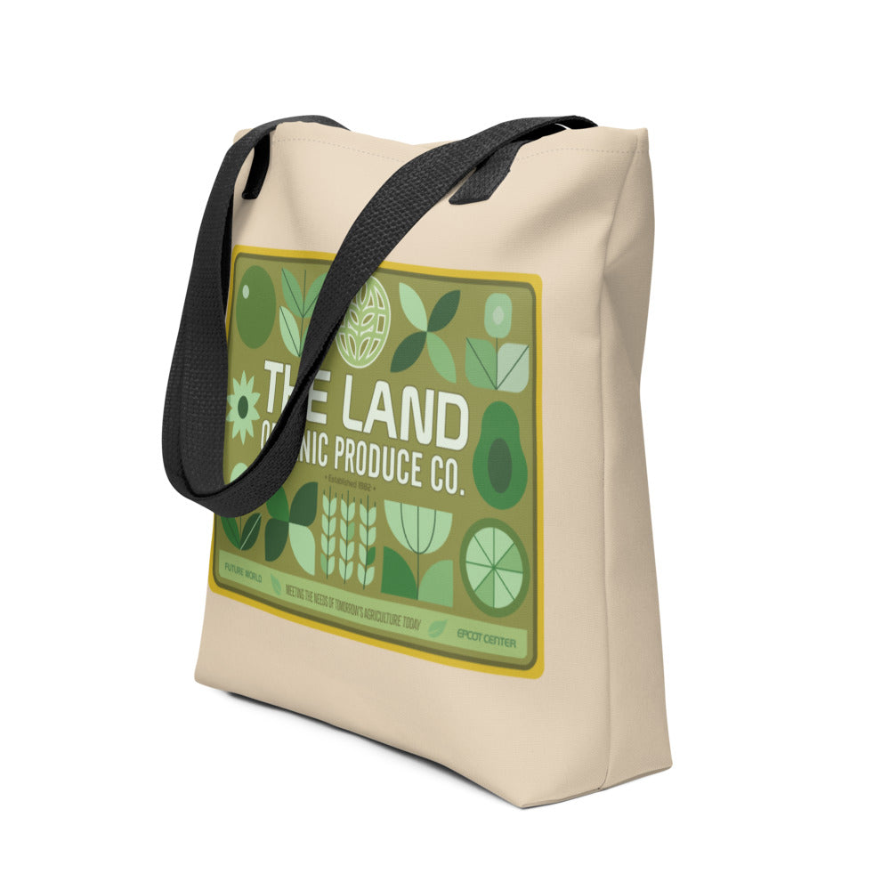 THE LAND organic produce Tote Bag