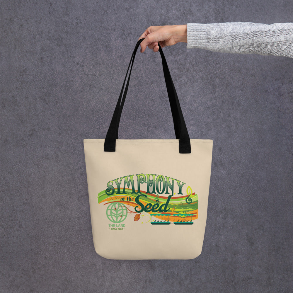 THE LAND symphony of the seed Tote Bag