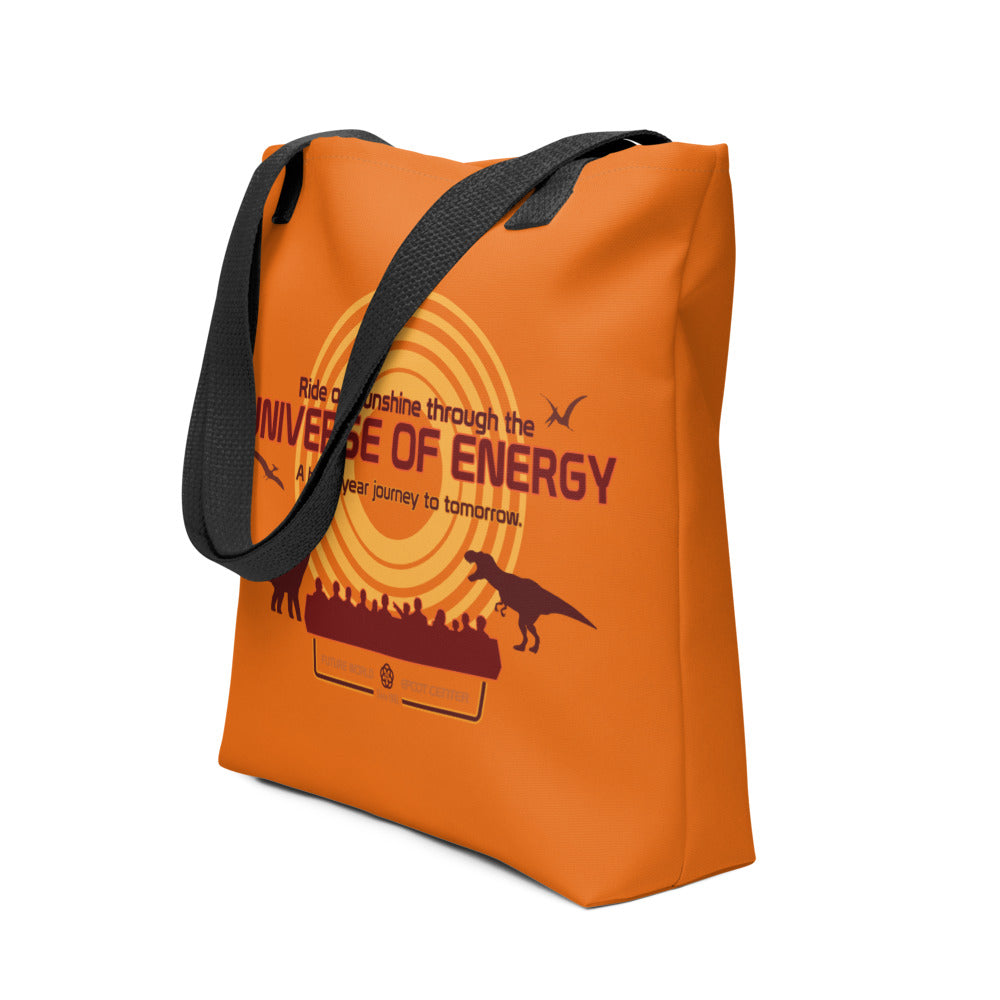 UNIVERSE OF ENERGY title Tote Bag