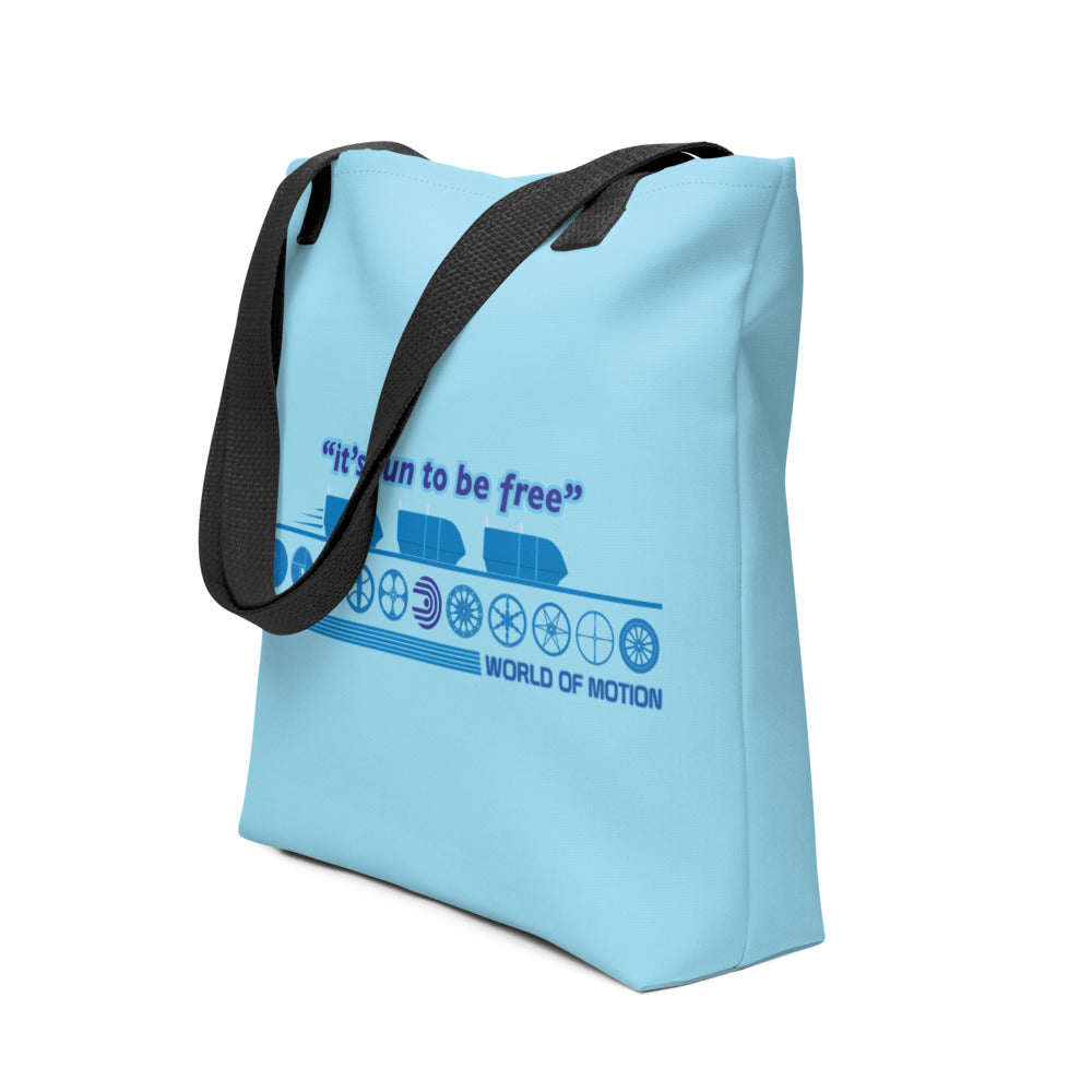 WORLD OF MOTION icons Tote bag