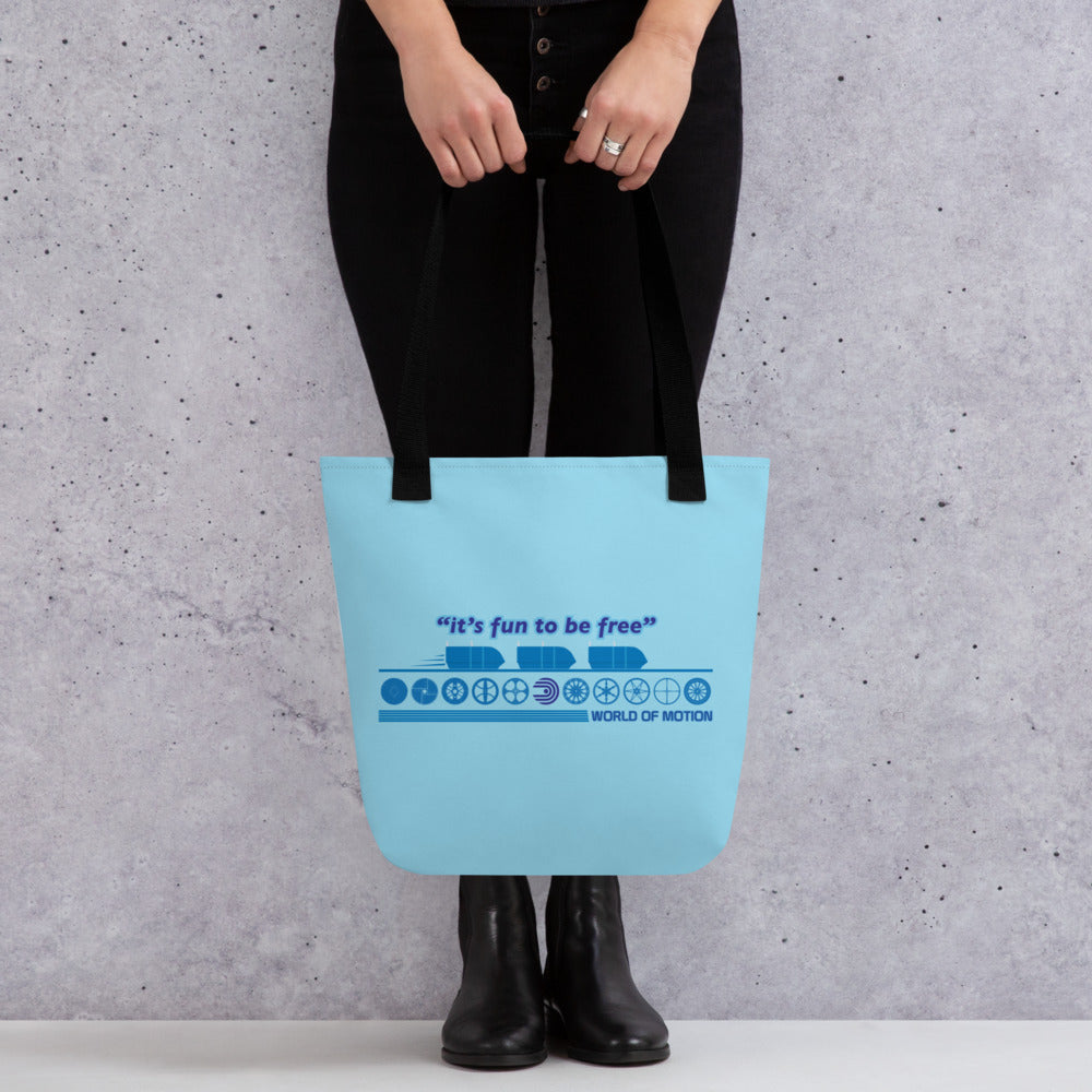 WORLD OF MOTION icons Tote bag