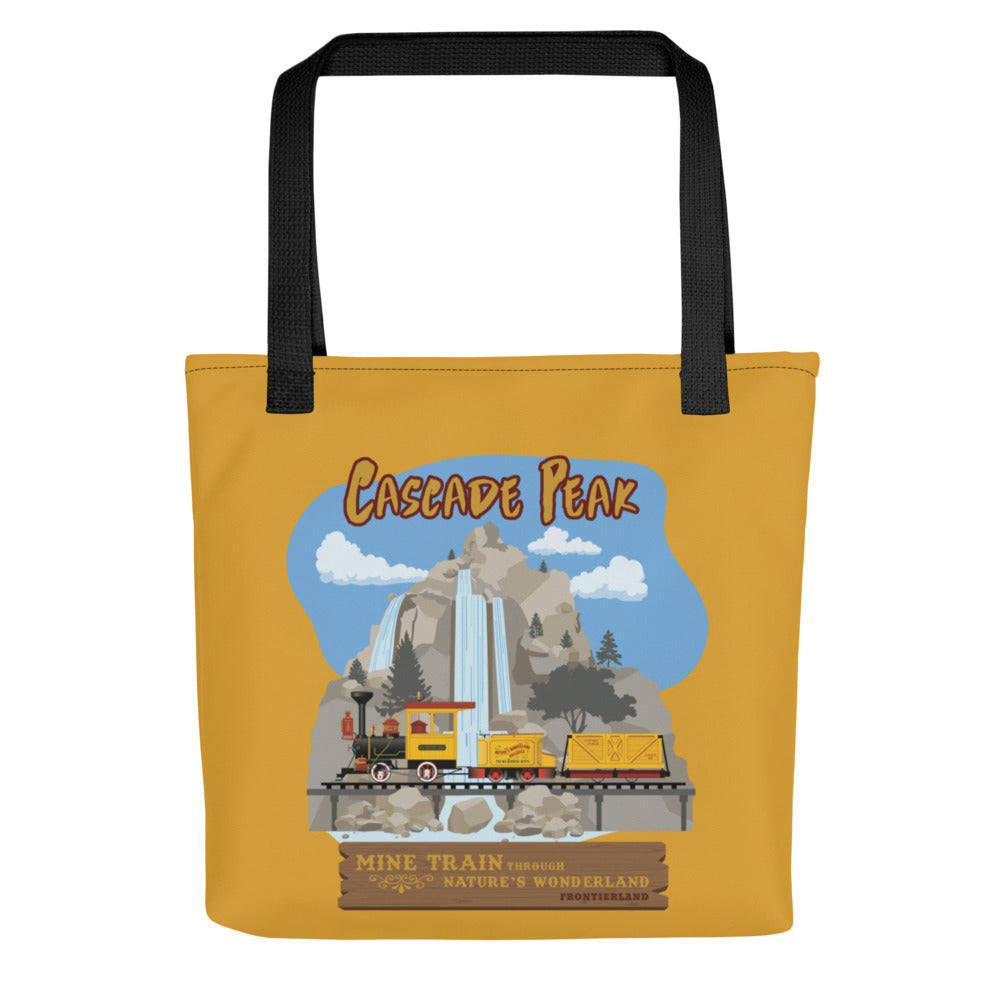 MINE TRAIN THROUGH NATURE'S WONDERLAND cascade peak Tote bag