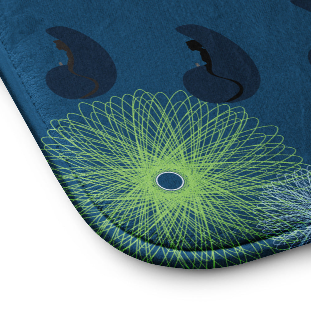 ADVENTURE THRU INNER SPACE poster Bath Mat