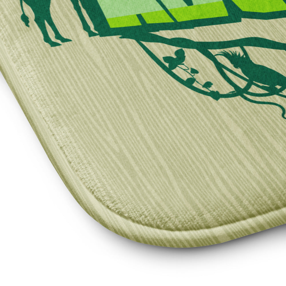 MK ADVENTURELAND jungle green Bath Mat