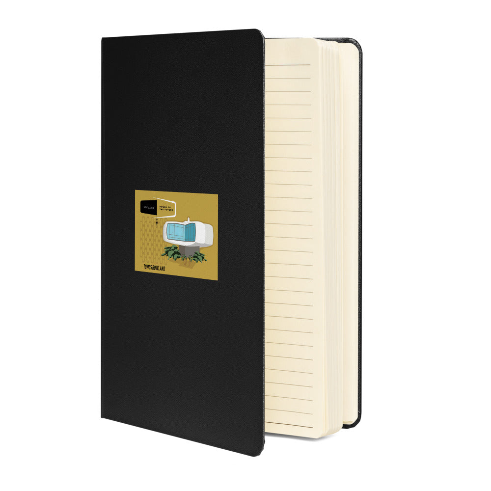HOUSE OF THE FUTURE isolated Hardcover Notebook
