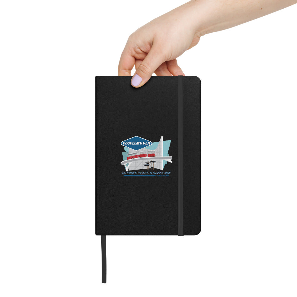 PEOPLEMOVER entry scene Hardcover Notebook