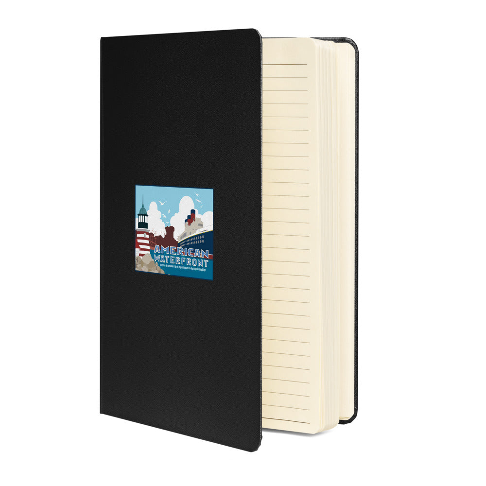TDS AMERICAN WATERFRONT port title Hardcover Notebook