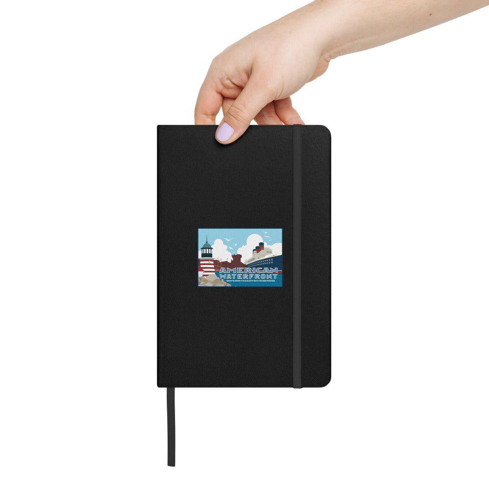 TDS AMERICAN WATERFRONT port title Hardcover Notebook