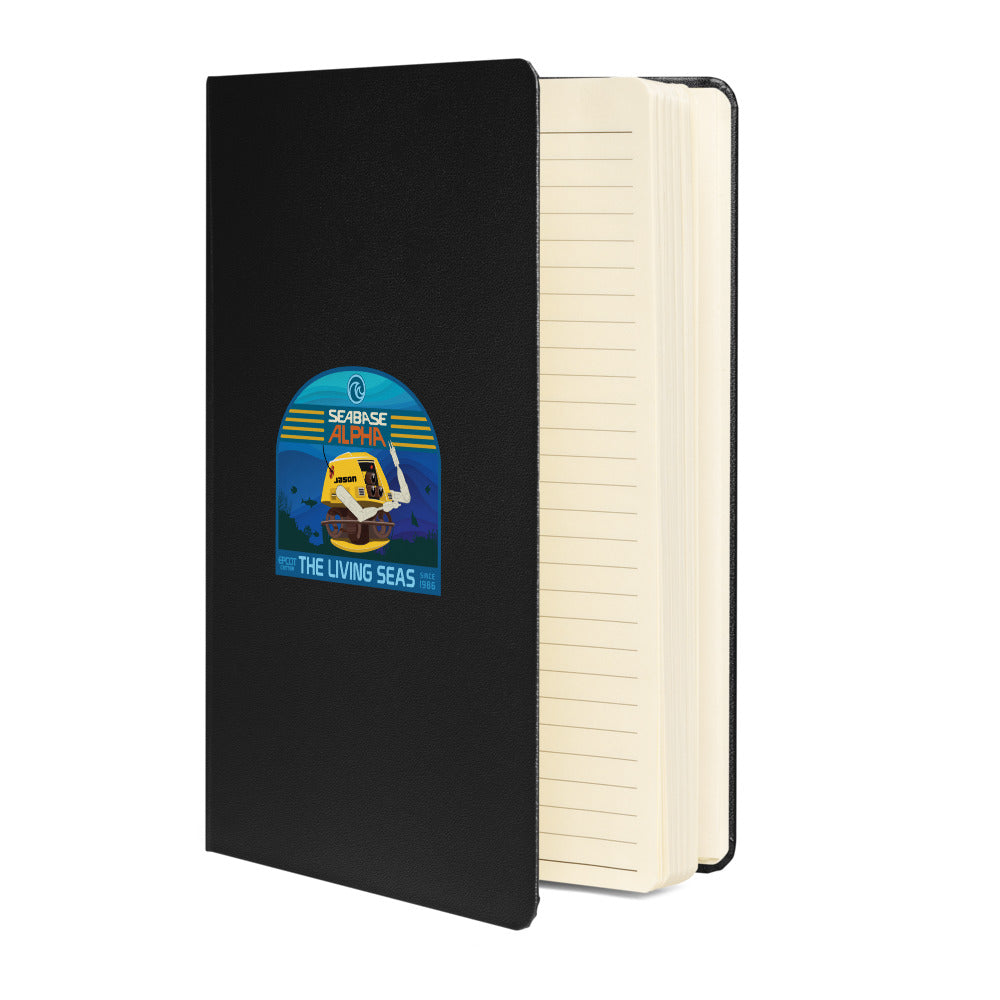 THE LIVING SEAS jason Hardcover Notebook