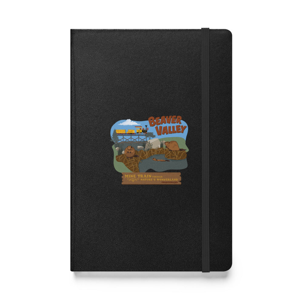 MINE TRAIN THROUGH NATURE'S WONDERLAND beaver valley Hardcover Notebook
