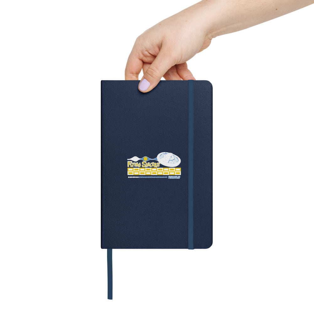 FLYING SAUCERS title Hardcover Notebook