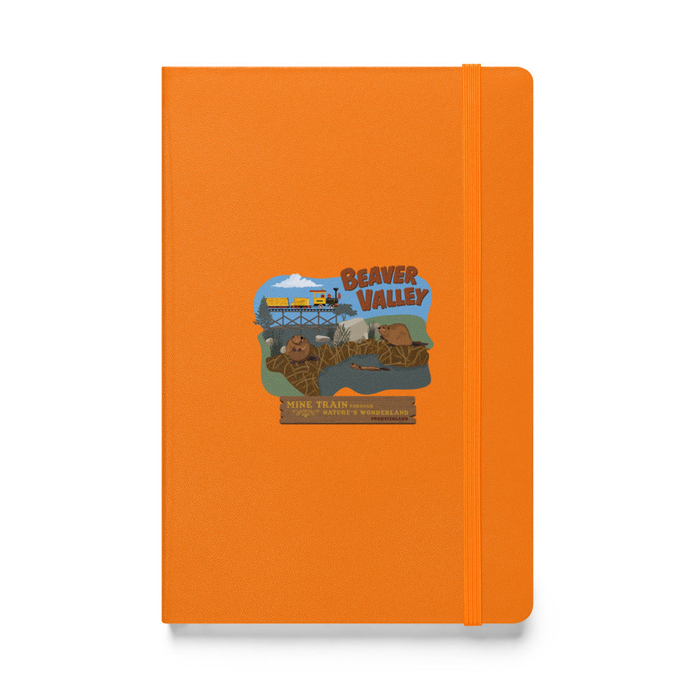 MINE TRAIN THROUGH NATURE'S WONDERLAND beaver valley Hardcover Notebook