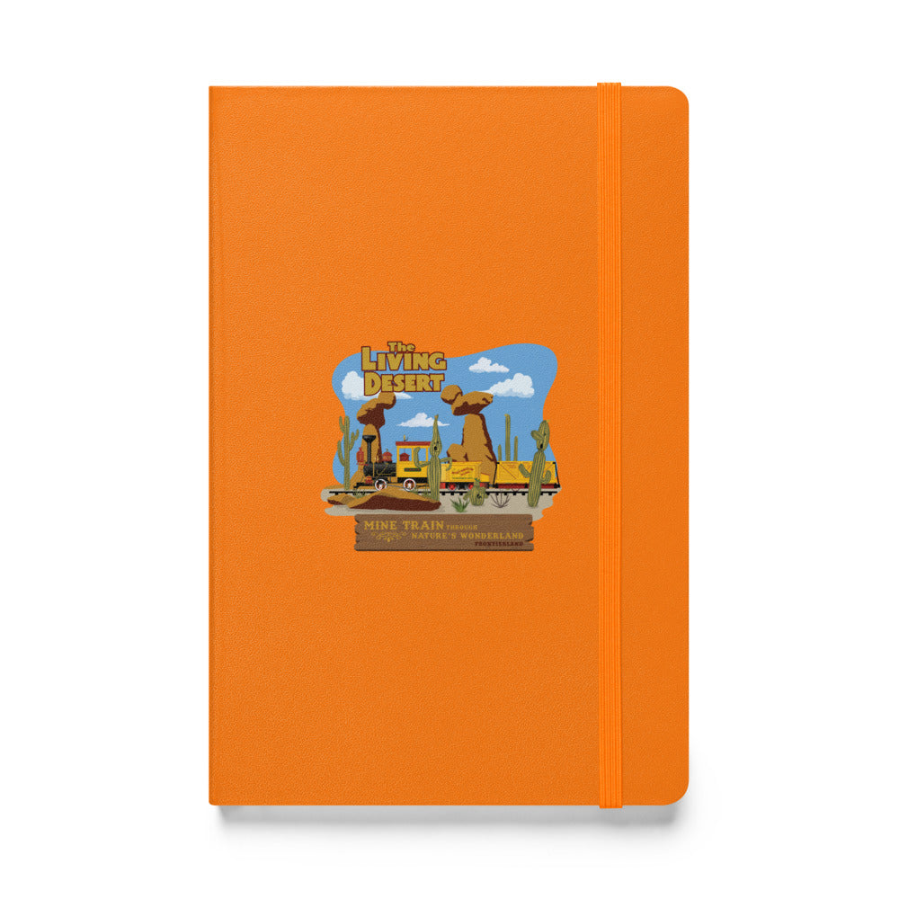 MINE TRAIN THROUGH NATURE'S WONDERLAND living desert Hardcover Notebook