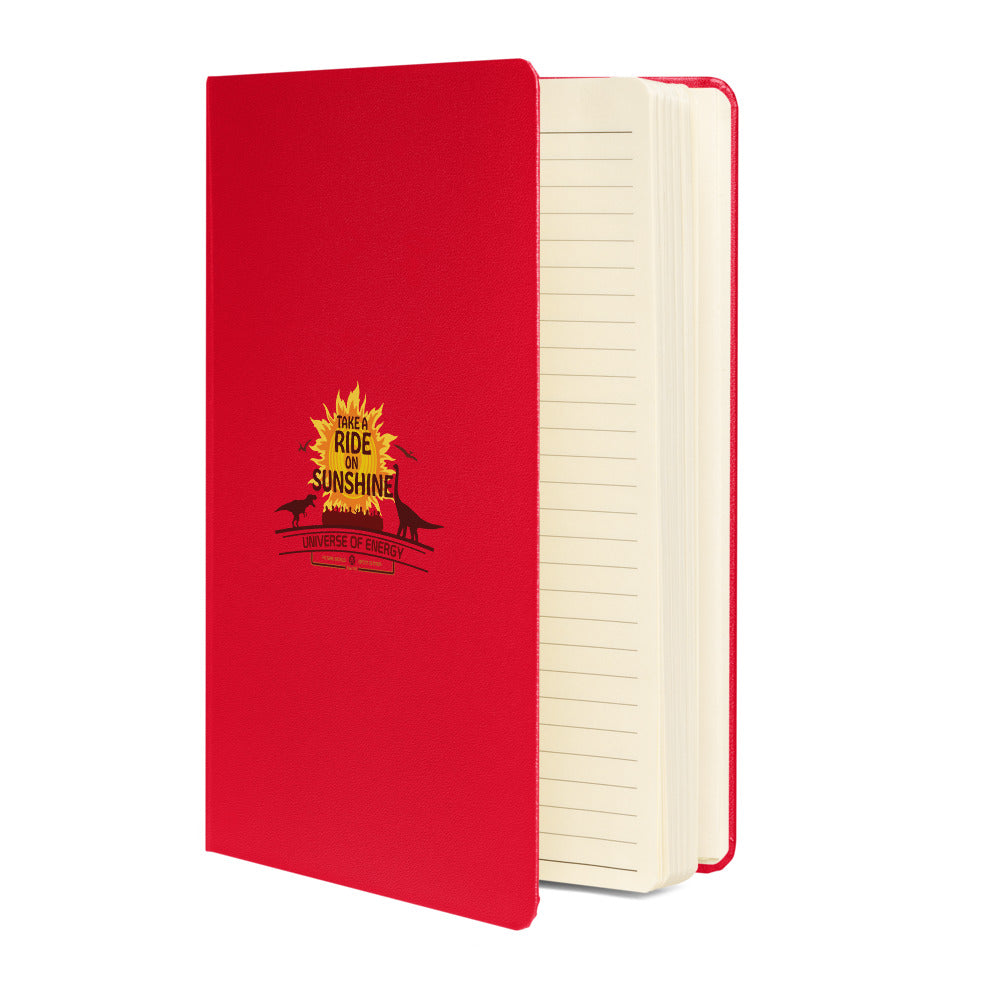 UNIVERSE OF ENERGY ride on sunshine Hardcover Notebook
