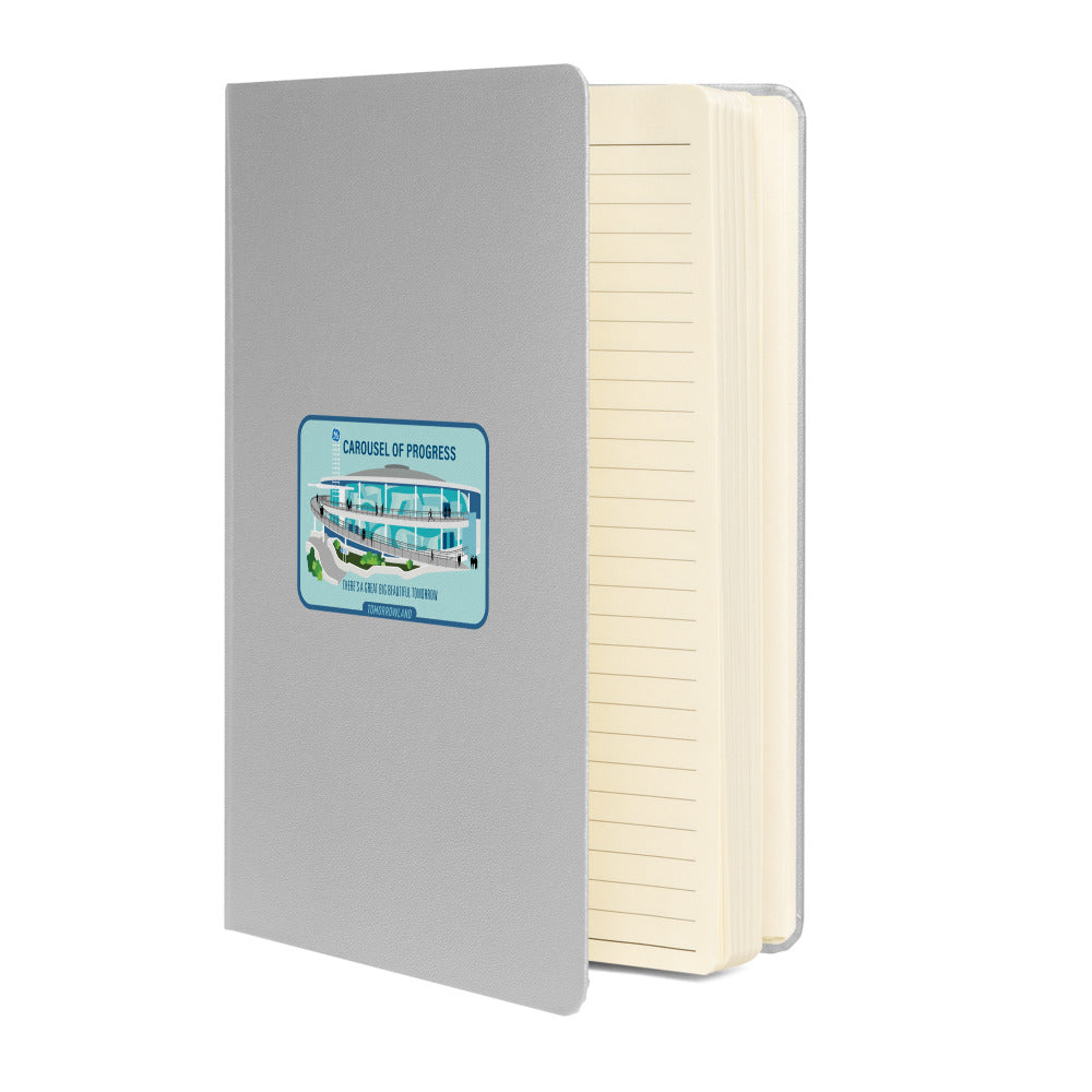 CAROUSEL OF PROGRESS building Hardcover Notebook