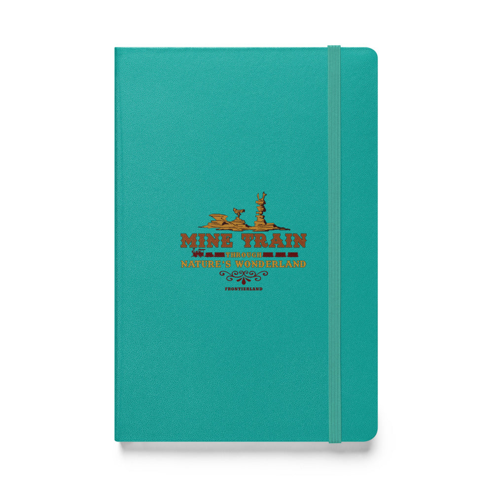 MINE TRAIN THROUGH NATURE'S WONDERLAND title Hardcover Notebook