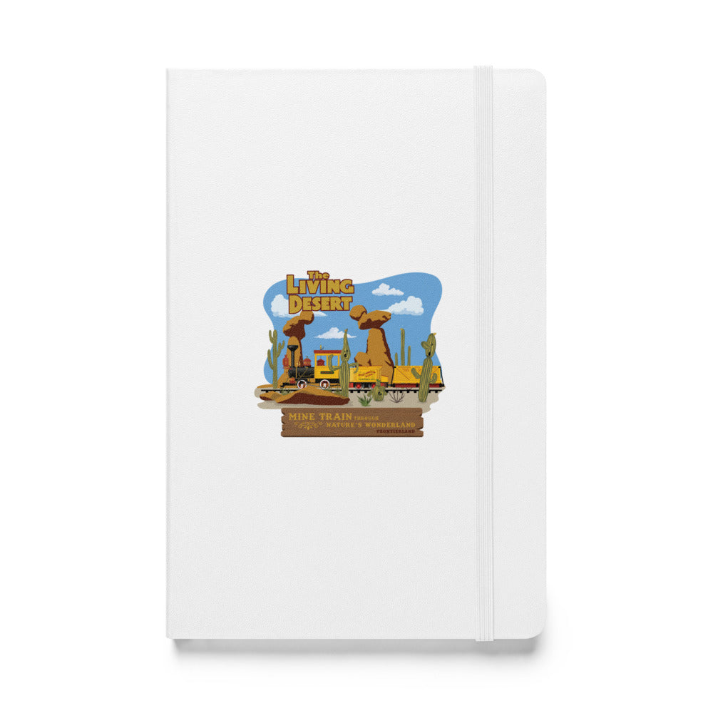 MINE TRAIN THROUGH NATURE'S WONDERLAND living desert Hardcover Notebook