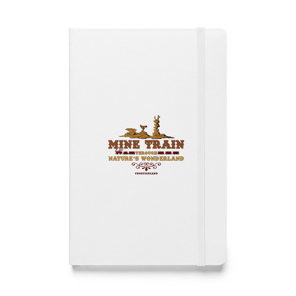 MINE TRAIN THROUGH NATURE'S WONDERLAND title Hardcover Notebook