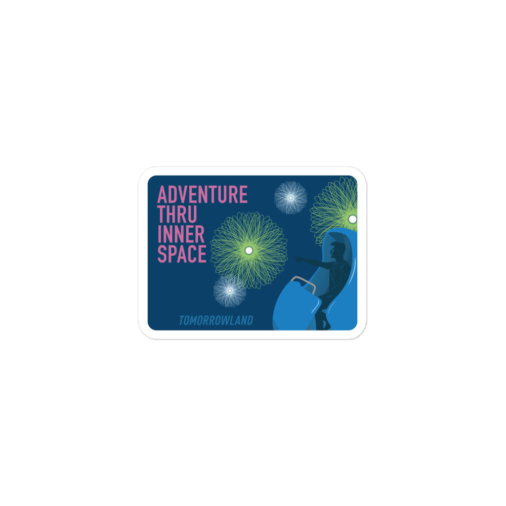 ADVENTURE THRU INNER SPACE atomobile Stickers