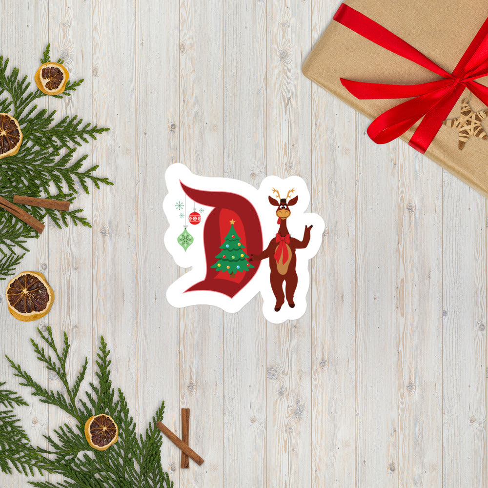 DL HOLIDAY TIME d-reindeer Stickers
