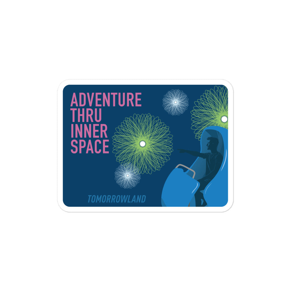 ADVENTURE THRU INNER SPACE atomobile Stickers