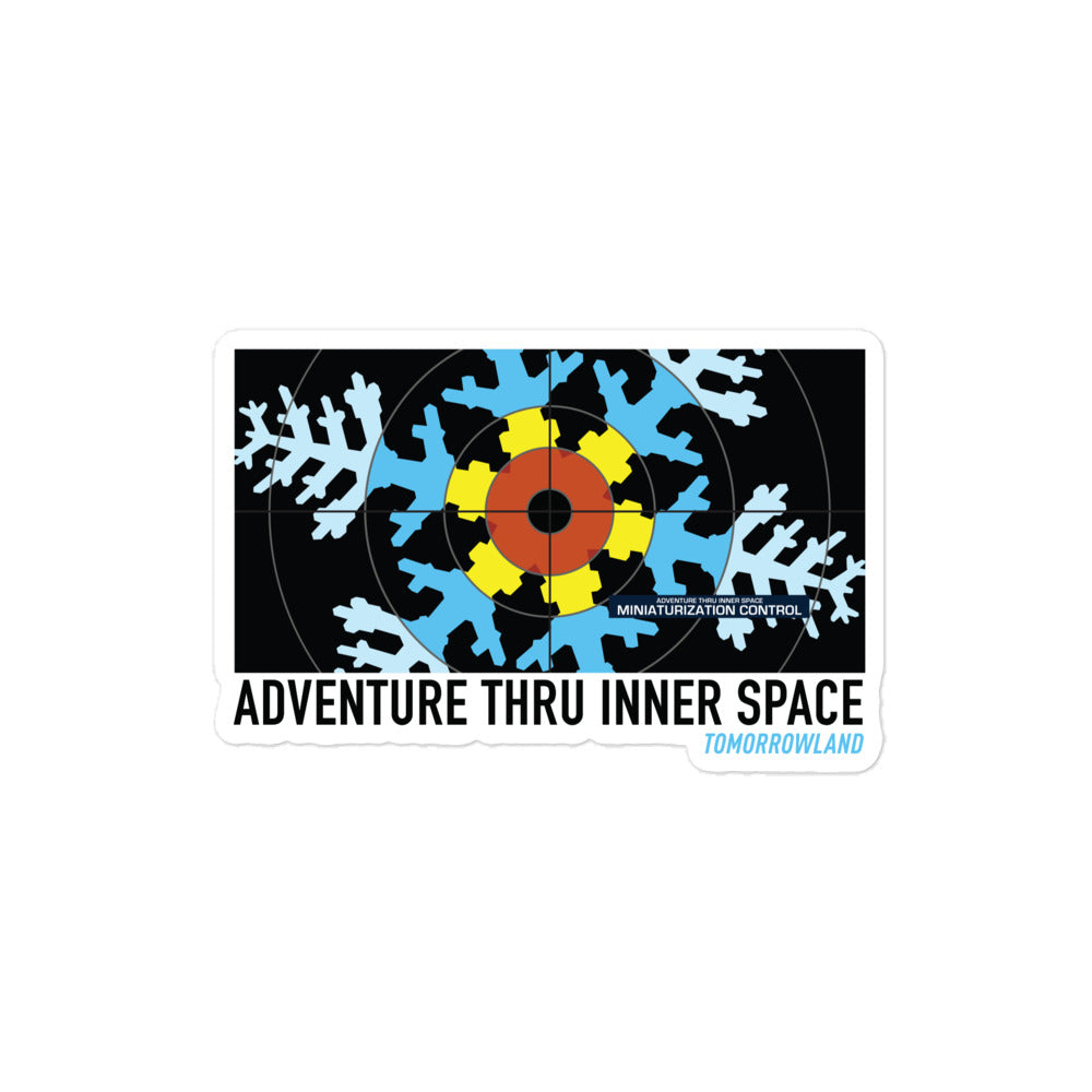 ADVENTURE THRU INNER SPACE miniaturization Stickers