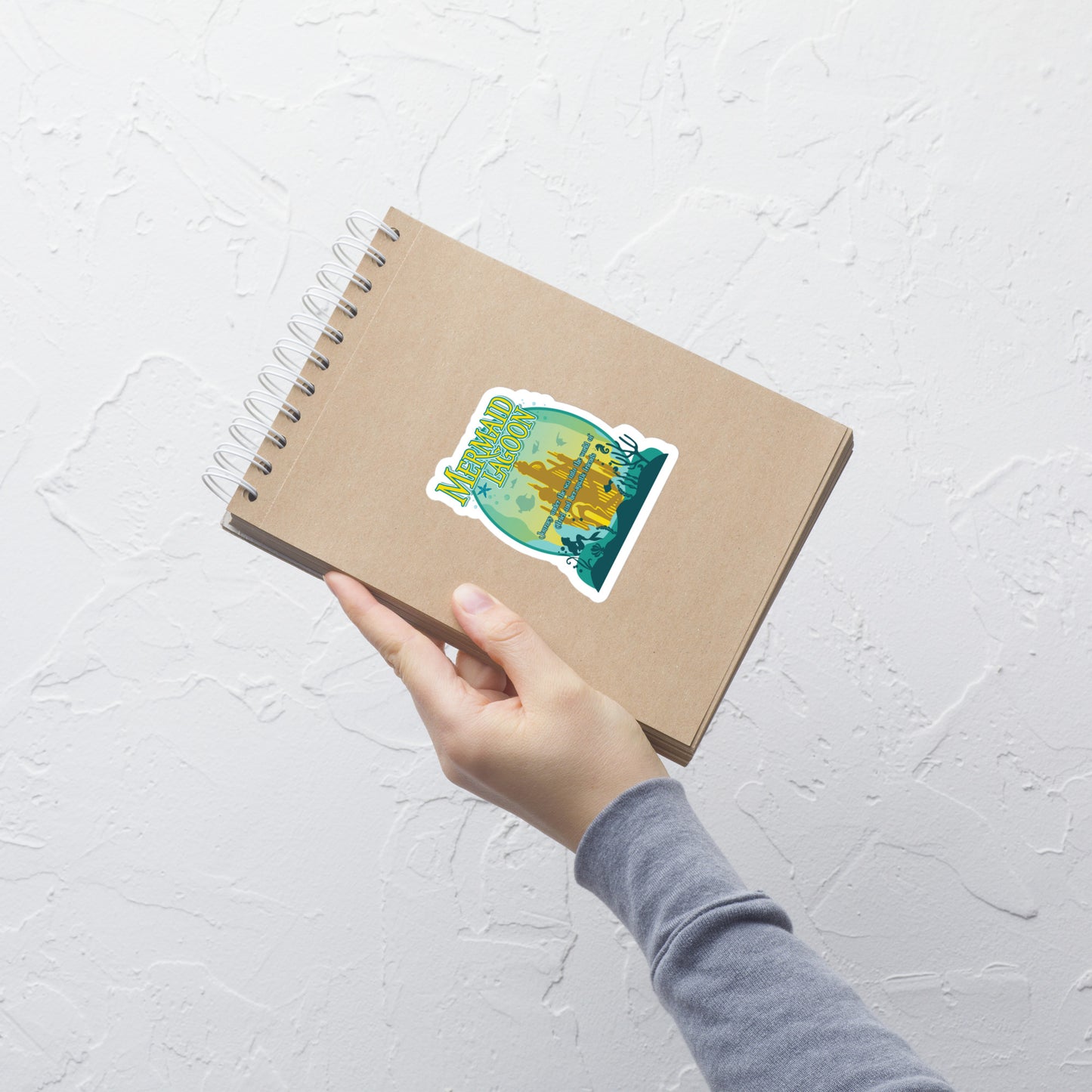 TDS MERMAID LAGOON port title Stickers