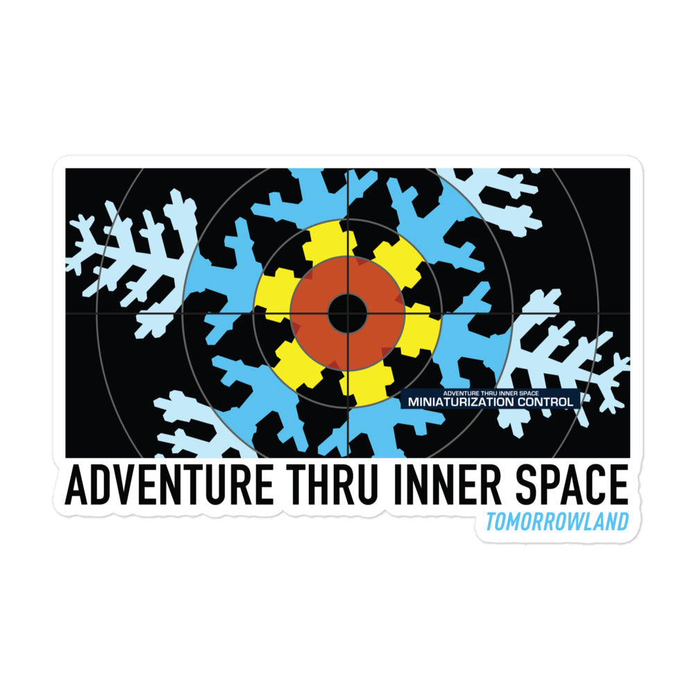 ADVENTURE THRU INNER SPACE miniaturization Stickers