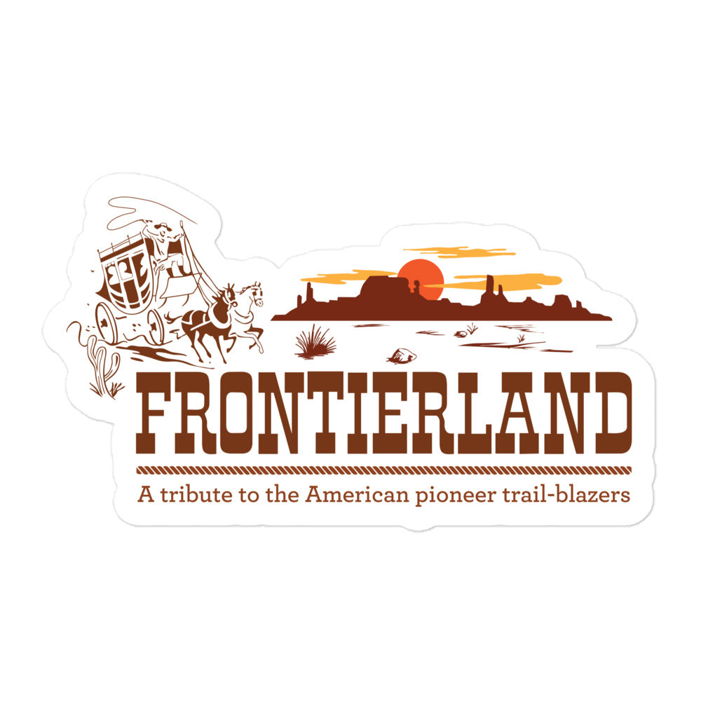 FRONTIERLAND stagecoach Stickers