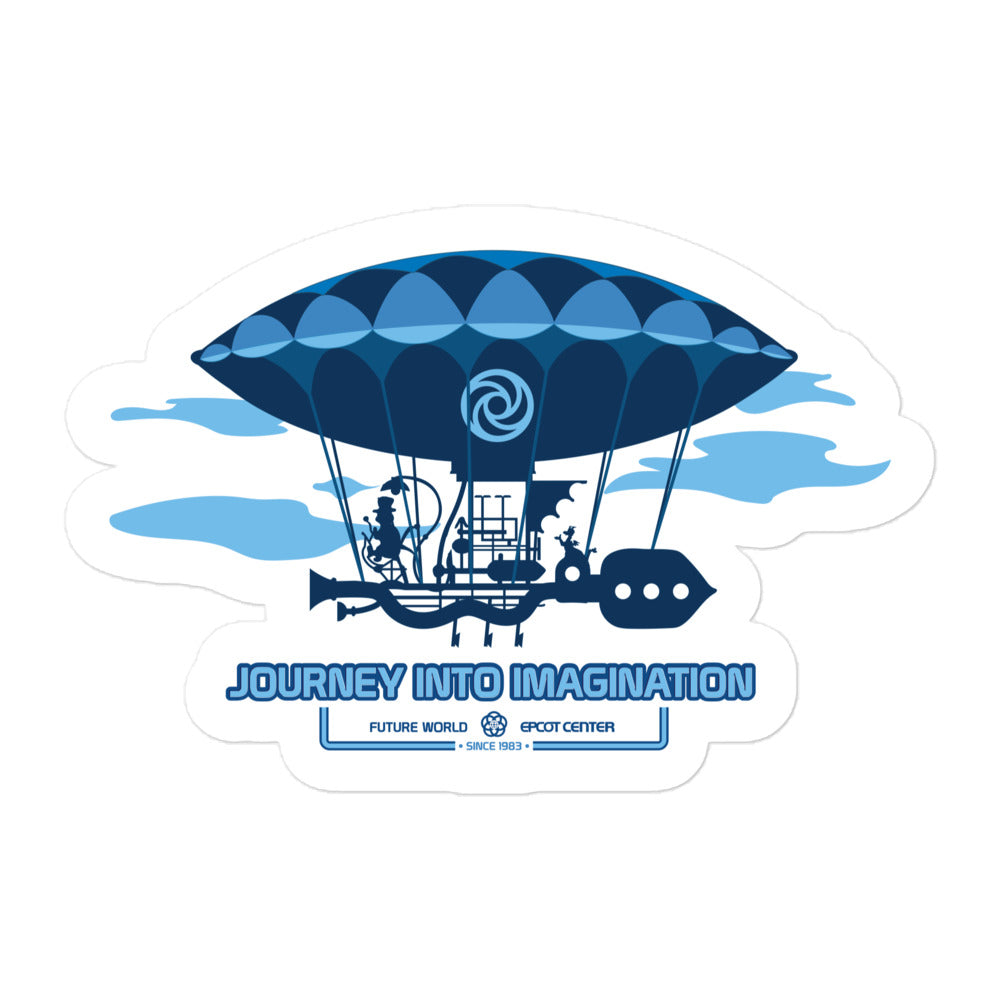 JOURNEY INTO IMAGINATION dream machine Stickers