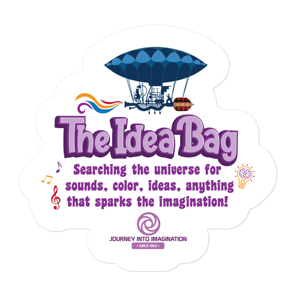JOURNEY INTO IMAGINATION idea bag Stickers