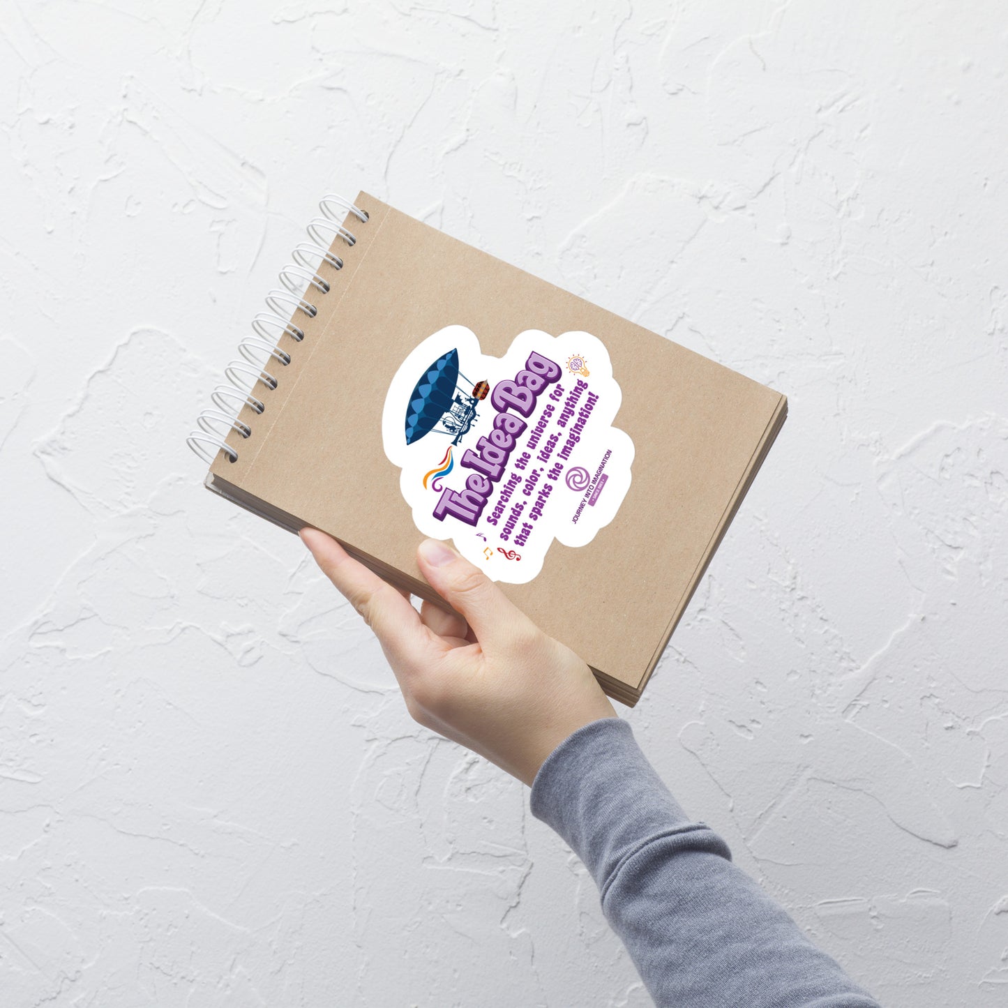 JOURNEY INTO IMAGINATION idea bag Stickers